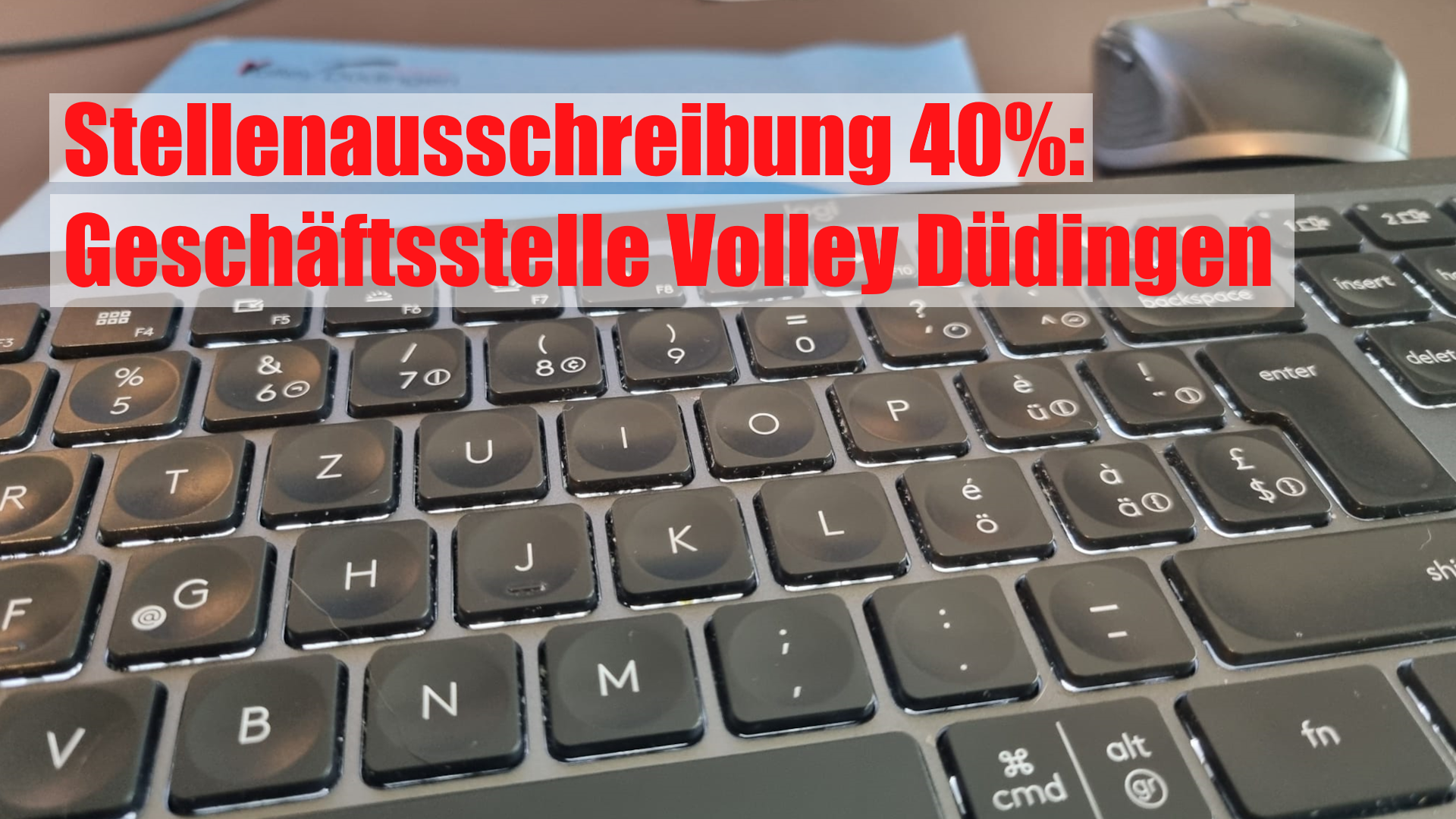 Stellenausschreibung Geschäftsstelle